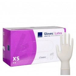 Latex Gloves Abena Powder-free XS 100pcs.