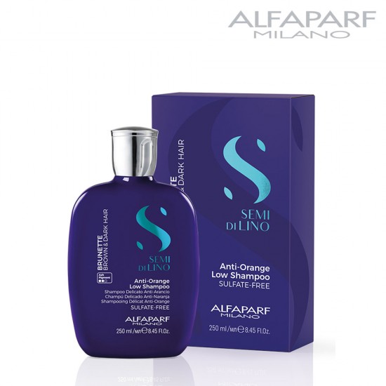 AlfaParf Semi Di Lino Brunette Anti-Yellow Low Shampoo 250ml