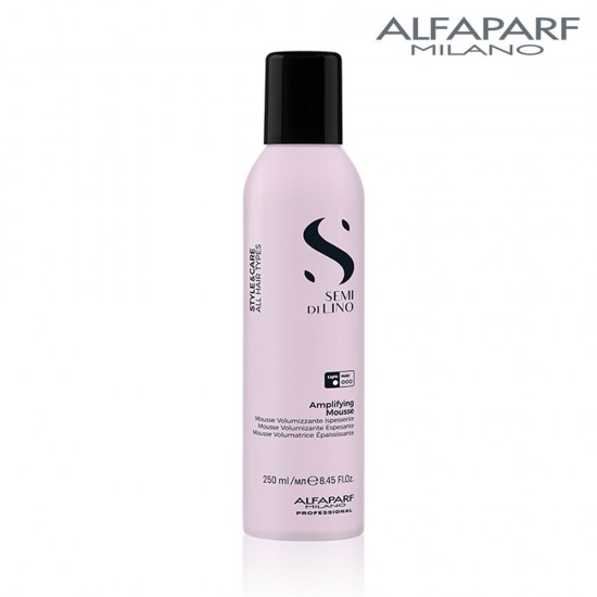 AlfaParf Semi di Lino Style&Care Amplifying Mousse for fine/thin hair volume light hold 250ml