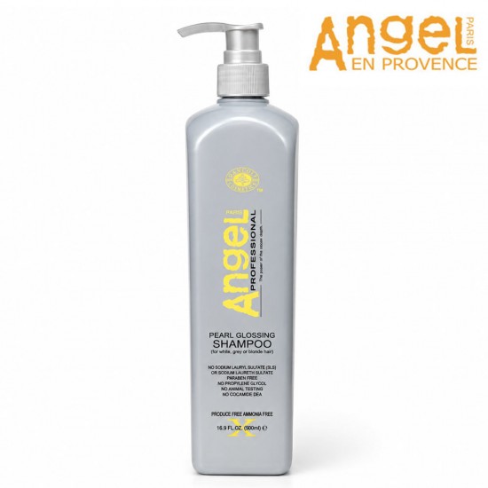 Angel Pearl Glossing Shampoo with pearl shine for blonde hair 500ml