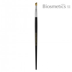 Biosmetics tinting brush with slanted tip for brows