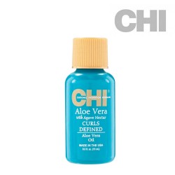 CHI Aloe Vera Curls Defined hair oil with silk 15ml