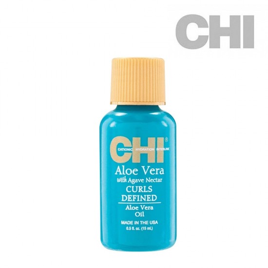 CHI Aloe Vera Curls Defined hair oil with silk 15ml