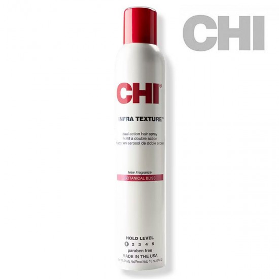 CHI Botanical Bliss Infra Texture light hold hairspray with shine effect 284g