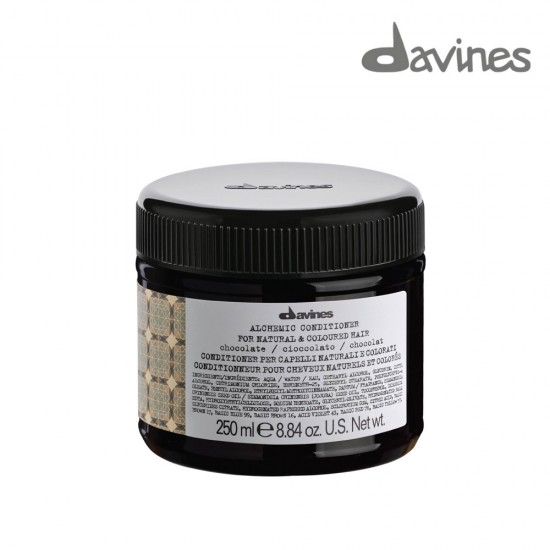 Davines Alchemic šokolāds tonējošais kondicionieris tumši brūniem līdz melniem matiem 250ml