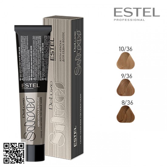 Estel DeLuxe Silver 10/36 hair color care cream 60ml