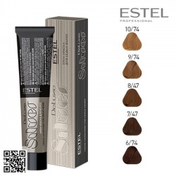 Estel DeLuxe Silver 6/74 hair color care cream 60ml