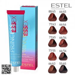 Estel Princess Essex Extra Red 66/43 hair color cream 60ml