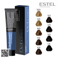 Estel DeLuxe 1/0 hair color care cream 60ml