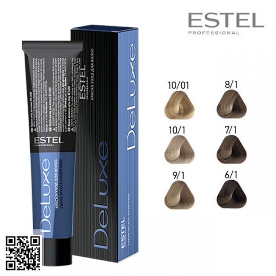 Estel DeLuxe 6/1 hair color care cream 60ml