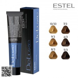 Estel DeLuxe 5/3 hair color care cream 60ml