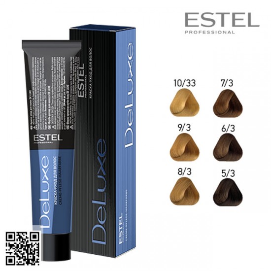 Estel DeLuxe 6/3 hair color care cream 60ml