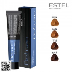 Estel DeLuxe 6/43 hair color care cream 60ml