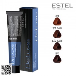 Estel DeLuxe 5/4 hair color care cream 60ml