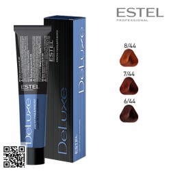 Estel DeLuxe 6/44 hair color care cream 60ml