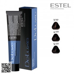 Estel DeLuxe 5/77 hair color care cream 60ml