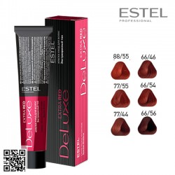 Estel DeLuxe Extra Red 66/46 hair color care cream 60ml