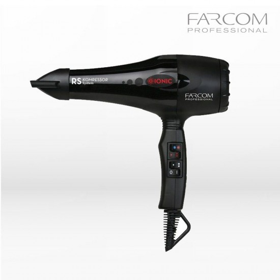 Farcom RS Kompressor System Ionic hair dryer 2300W black