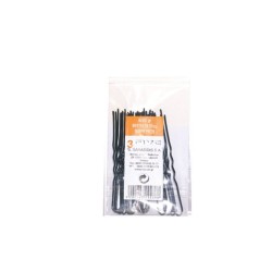 Farcom black hair pins 6.5cm 100pcs