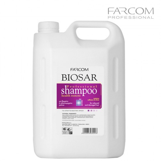 Farcom Biosar Health Restore shampoo for colored and damaged hair 3500ml