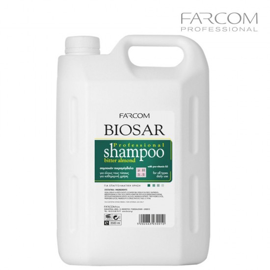 Farcom Biosar Bitter Almond pH 5.5 shampoo for all hair types 3500ml