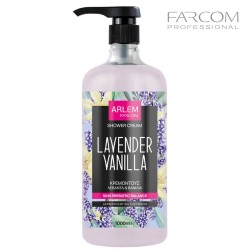 Farcom Arlem Lavender Vanilla nourishing shower cream with prebiotics and vitamin complex 1L