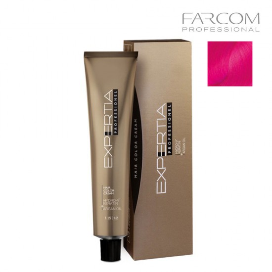 Farcom Expertia permanent hair color cream Fuchsia 100ml