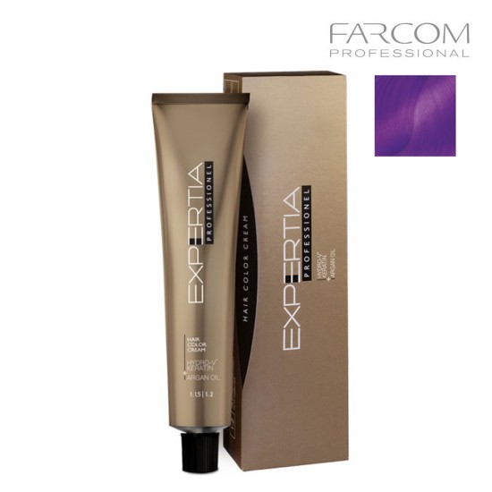 Farcom Expertia permanent hair color cream Violet 100ml