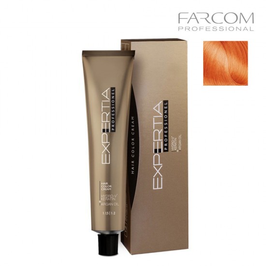 Farcom Expertia Professionel Permanent Hair Color Cream 100ml 9.44-VER Very Light Intense Copper Blonde