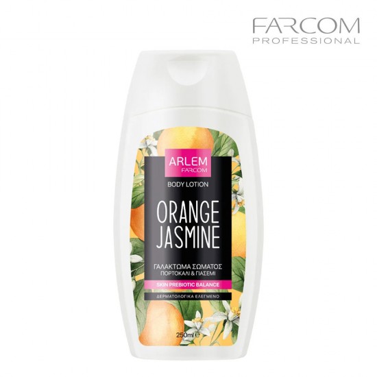 Farcom Arlem Orange Jasmine moisturizing body lotion with prebiotics and vitamin complex 250ml