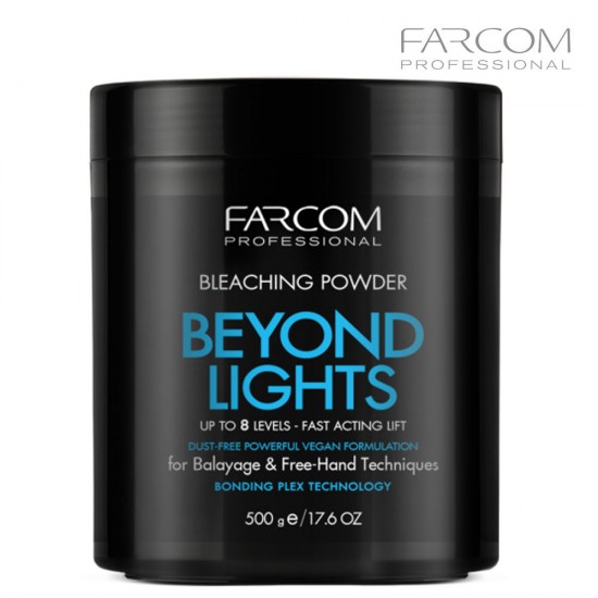 Farcom Beyond Lights hair bleaching powder up to 8 levels of whitening 500g