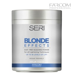Farcom Seri Blonde Effects blue hair bleaching powder up to 8 levels of whitening 500g