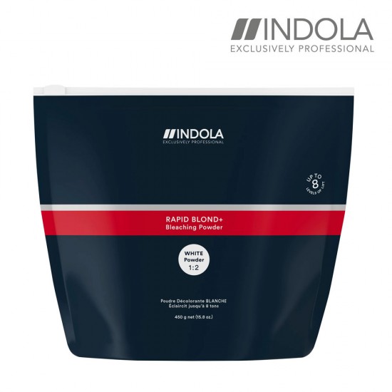 Indola White Rapid Blonde+ white hair bleaching powder 450g