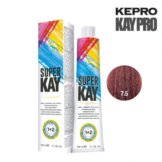 Kepro Super Kay hair color mahogany blond 7.5 180ml