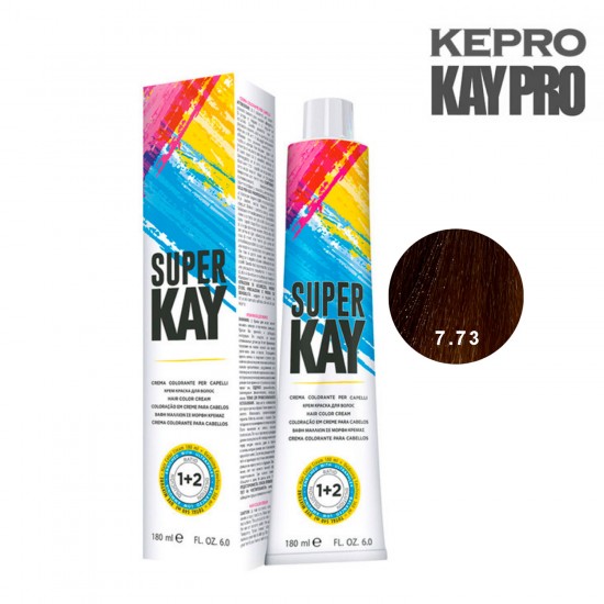 Kepro Super Kay hair color сool brown-blond 7.73 180ml
