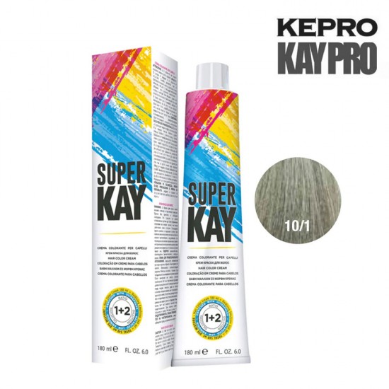 Kepro Super Kay hair color ash platinum blonde 10.1 180ml