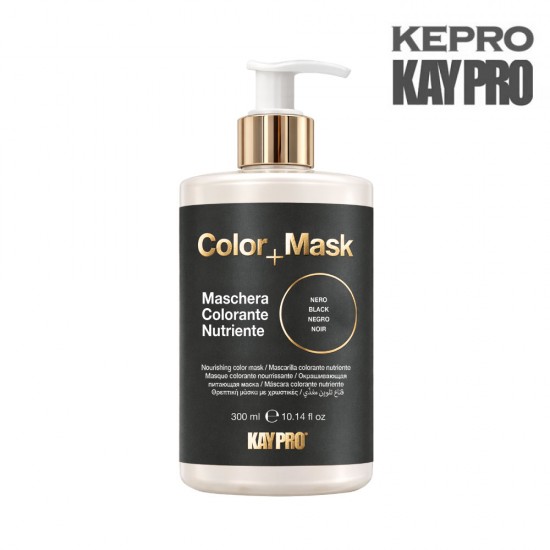 Kepro Kaypro Color+Mask nourishing toning hair mask Black 300ml