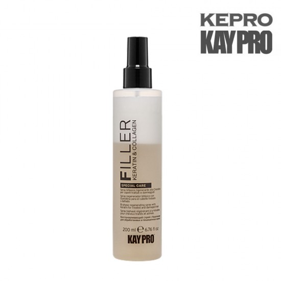 KayPro Keratin and Collagen Filler bi-phase regenerating hair spray 200ml