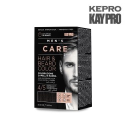 KayPro Men's Care hair and beard colour 4/5 dark brown 2x50ml