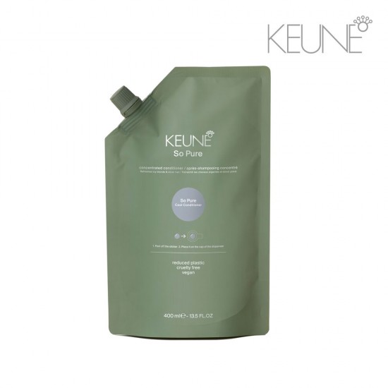 Keune So Pure Cool purple conditioner to neutralize unwanted yellow tone 400ml