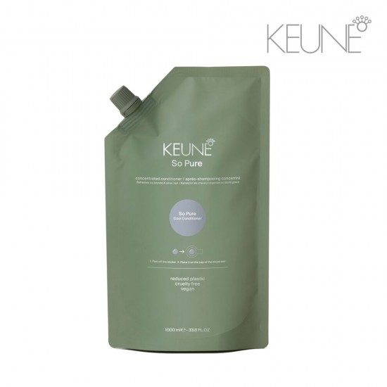 Keune So Pure Cool purple conditioner to neutralize unwanted yellow tone 1000ml