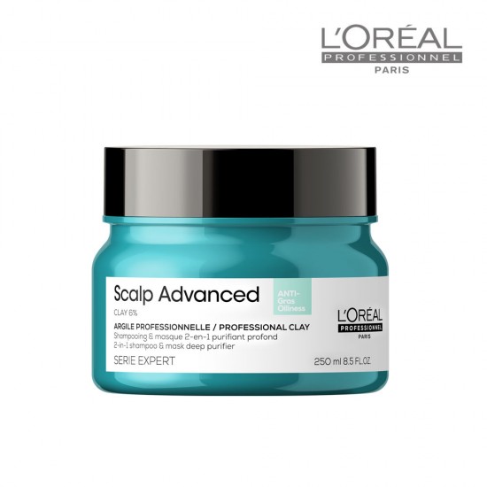 Loreal Serie Expert Scalp Advanced Anti-Oilness 2in1 shampoo and mask 250ml
