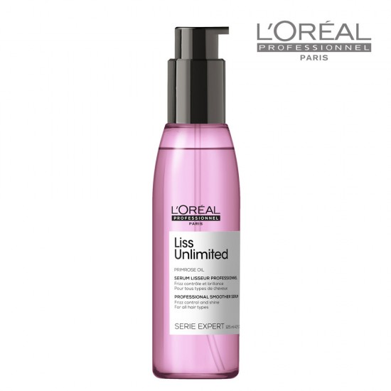 Loreal Serie Expert Liss Unlimited Smoother Oil frizz control and shine 125ml