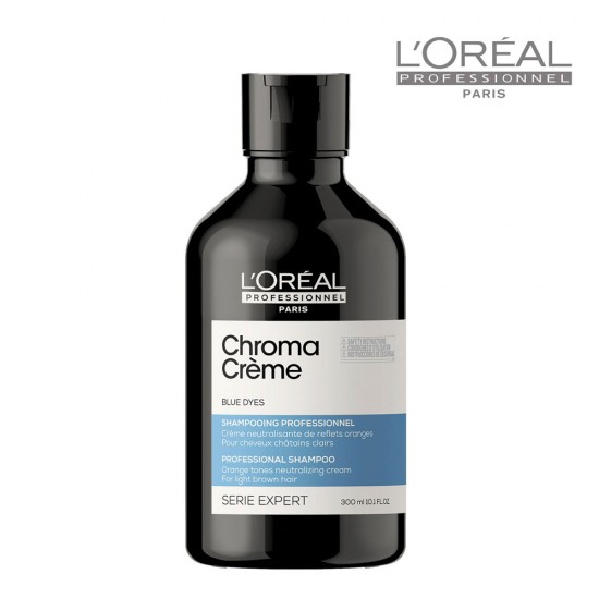 Loreal Serie Expert Chroma Creme Blue Shampoo neutralizing orange tones 300ml