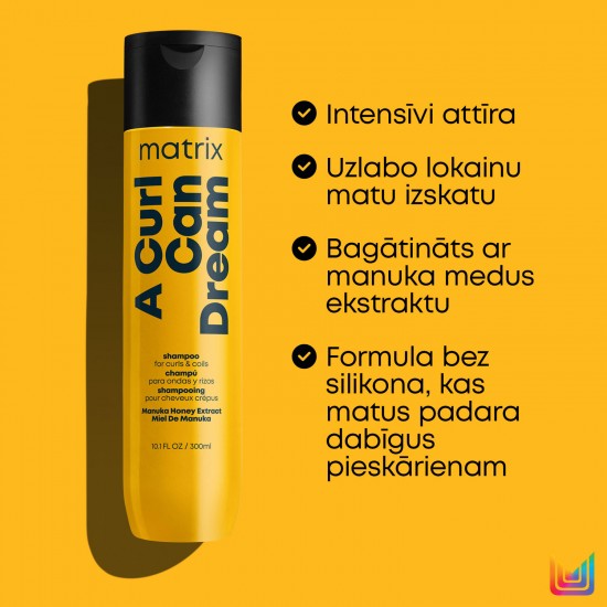 Matrix A Curl Can Dream shampoo for waves and curls 300ml