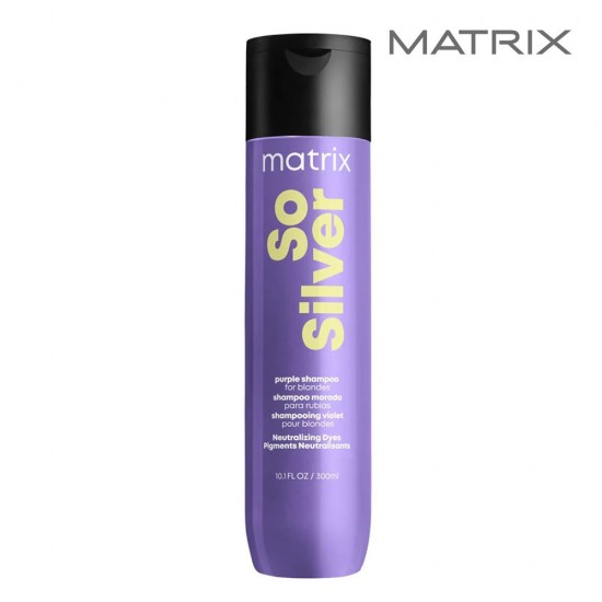 Matrix So Silver shampoo for neutralizing yellow tones 300ml