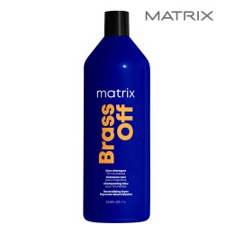Matrix Brass Off shampoo to neutralize orange tones 1L