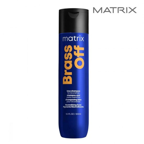 Matrix Brass Off shampoo to neutralize orange tones 300ml
