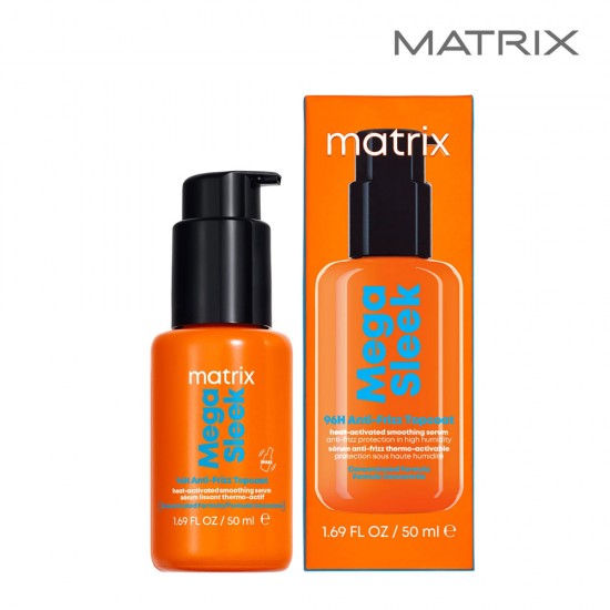Matrix Mega Sleek 96h Anti-Frizz Topcoat hair smoothing serum 50ml