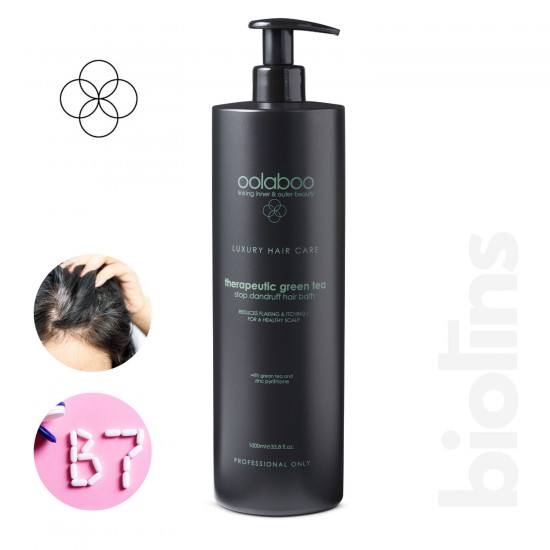 Oolaboo Therapeutic Green Tea cleansing and balancing anti-dandruff shampoo 1L